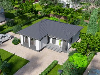 Проект КОМФОРТ-75 частного дома для строительства