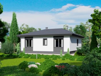 Проект КОМФОРТ-75 частного дома для строительства