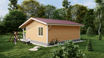 Проект Компактный частного дома для строительства