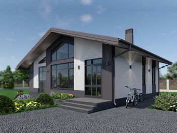 Проект MODERN 2.0 частного дома для строительства