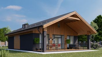 Проект Авторский проект "Нексис 1.0" частного дома для строительства